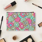 Donuts pattern Cosmetic Bag (Medium)  Back