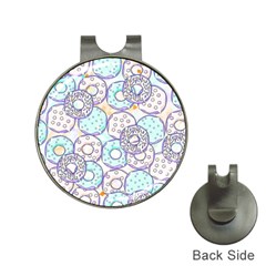 Donuts Pattern Hat Clips With Golf Markers