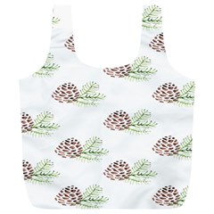 Pinecone Pattern Full Print Recycle Bags (l)  by Mariart
