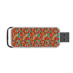 Surface Patterns Bright Flower Floral Sunflower Portable Usb Flash (two Sides) by Mariart