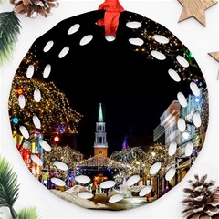 Church Decoration Night Ornament (round Filigree)