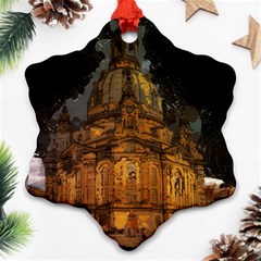 Dresden Frauenkirche Church Saxony Ornament (snowflake)