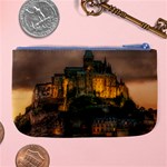 Mont St Michel Sunset Island Church Large Coin Purse Back