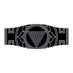 Kali Yantra Inverted Stretchable Headband by Mariart