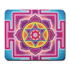 Kali Yantra Inverted Rainbow Large Mousepads by Mariart