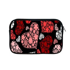 Floral Flower Heart Valentine Apple Macbook Pro 13  Zipper Case by Mariart