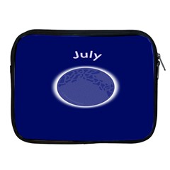 Moon July Blue Space Apple Ipad 2/3/4 Zipper Cases by Mariart