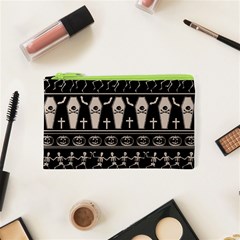 Halloween Pattern Cosmetic Bag (xs)