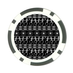 Halloween Pattern Poker Chip Card Guard (10 Pack)