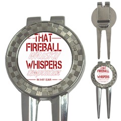 Fireball Whiskey Humor  3-in-1 Golf Divots