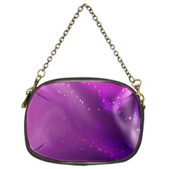 Space Star Planet Galaxy Purple Chain Purses (two Sides)  by Mariart