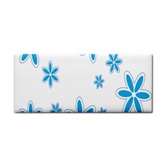 Star Flower Blue Cosmetic Storage Cases by Mariart