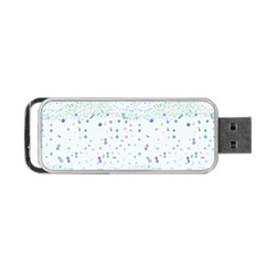 Spot Polka Dots Blue Pink Sexy Portable Usb Flash (two Sides) by Mariart