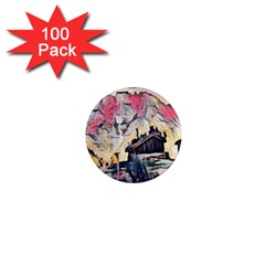 Modern Abstract Painting 1  Mini Magnets (100 Pack) 