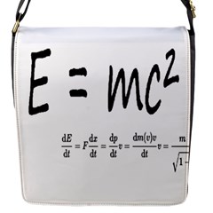 E=mc2 Formula Physics Relativity Flap Messenger Bag (s) by picsaspassion