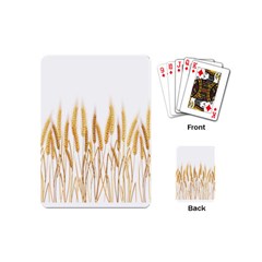 Wheat Plants Playing Cards (mini)  by Mariart