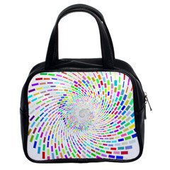 Prismatic Abstract Rainbow Classic Handbags (2 Sides) by Mariart