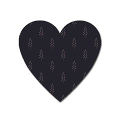 Tree Christmas Heart Magnet by Mariart