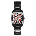 Square Objects Future Modern Stainless Steel Barrel Watch Front