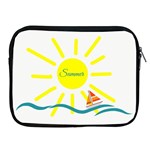 Summer Beach Holiday Holidays Sun Apple iPad 2/3/4 Zipper Cases Front