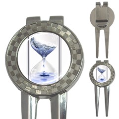 Time Water Movement Drop Of Water 3-in-1 Golf Divots