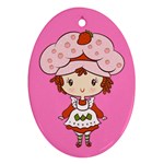 Berry Girl CutiE Oval Ornament Front
