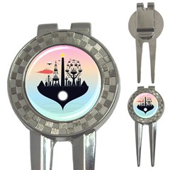 Future City 3-in-1 Golf Divots