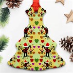 Santa With Friends And Season Love Ornament (Christmas Tree)  Front