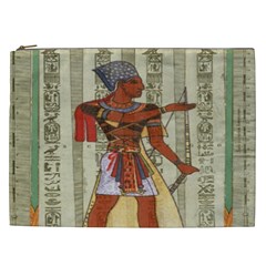 Egyptian Design Man Royal Cosmetic Bag (xxl)  by Celenk