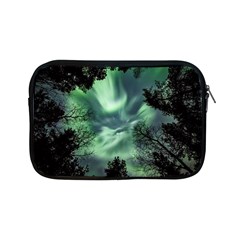 Northern Lights In The Forest Apple Ipad Mini Zipper Cases by Ucco