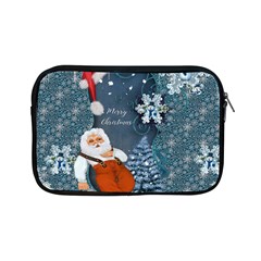 Funny Santa Claus With Snowman Apple Ipad Mini Zipper Cases by FantasyWorld7