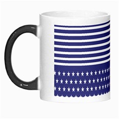 American Flag Patriot Red White Morph Mugs by Celenk