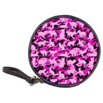 Hot Pink Catmouflage Camouflage Classic 20-CD Wallets Front
