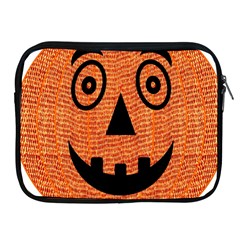 Fabric Halloween Pumpkin Funny Apple Ipad 2/3/4 Zipper Cases by Celenk