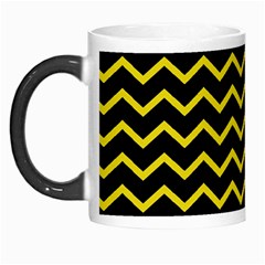 Yellow Chevron Morph Mugs by jumpercat