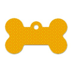 Texture Background Pattern Dog Tag Bone (one Side)