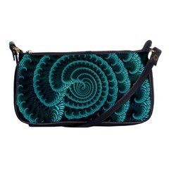 Fractals Form Pattern Abstract Shoulder Clutch Bags by BangZart