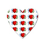 Cross Heart Anchor Love Hope Heart Magnet Front