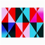 Geometric Pattern Large Glasses Cloth (2-Side) Back