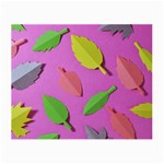 Leaves Autumn Nature Trees Small Glasses Cloth (2-Side) Back