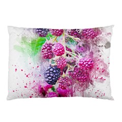 Blackberry Fruit Art Abstract Pillow Case (two Sides) by Celenk