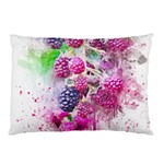 Blackberry Fruit Art Abstract Pillow Case (Two Sides) Back