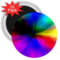 Creativity Abstract Alive 3  Magnets (10 Pack) 