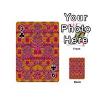 Fern Landscape In Harmony With Bleeding Hearts Fantasy Art Playing Cards 54 (Mini)  Front - Club9