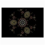 Background Pattern Symmetry Large Glasses Cloth (2-Side) Front