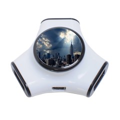 New York America New York Skyline 3-port Usb Hub
