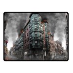 War Destruction Armageddon Disaster Fleece Blanket (Small) 50 x40  Blanket Front