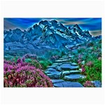 Pathway Nature Landscape Outdoor Large Glasses Cloth (2-Side) Back