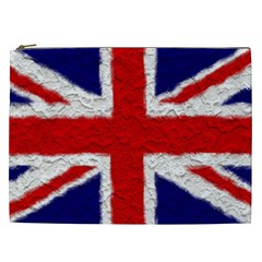 Union Jack Flag National Country Cosmetic Bag (xxl)  by Celenk