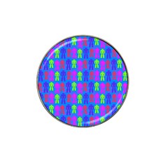 Neon Robot Hat Clip Ball Marker (10 Pack) by snowwhitegirl